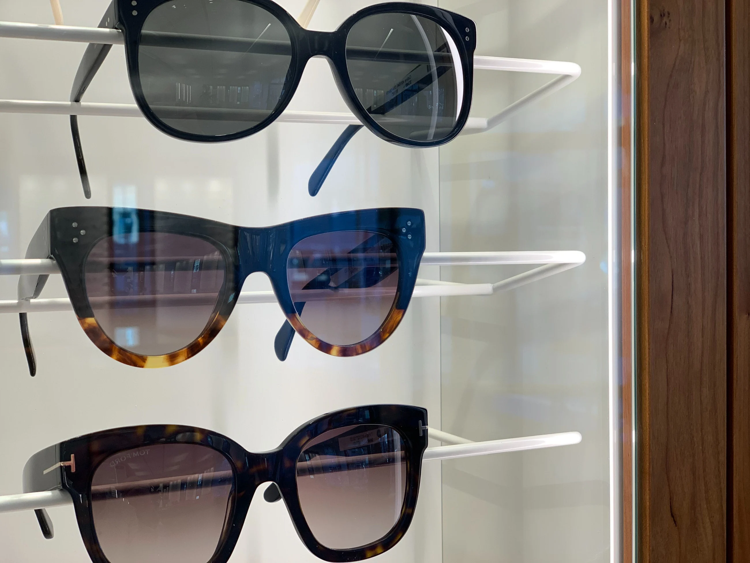 Displayer för optiker