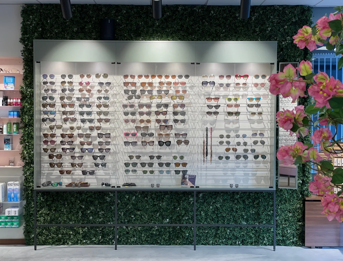 Displayer för optiker