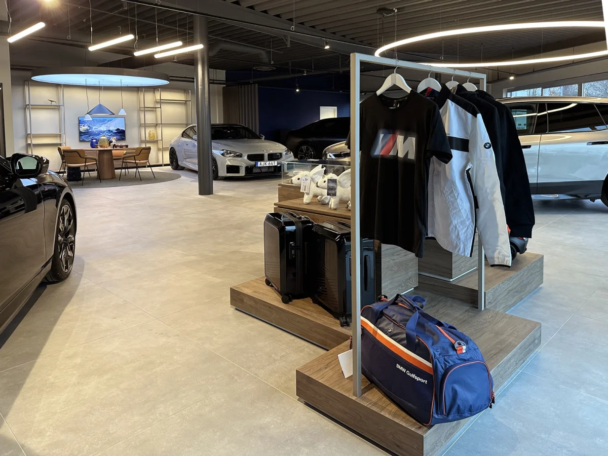 En hel butik i ett unikt produktställ